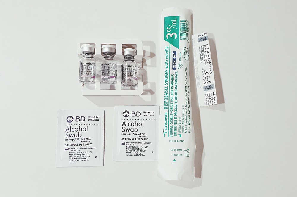 Prolutex 普潤寶注射液 (黃體水針